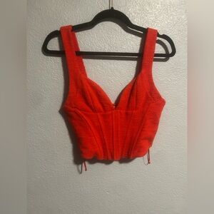 Zara corset top